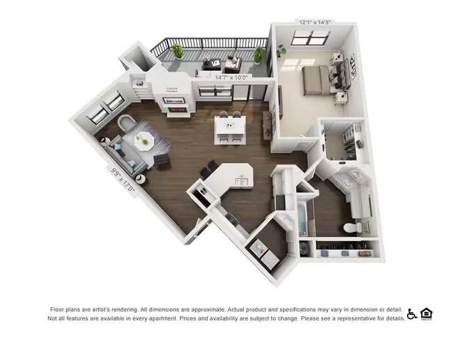 Unit 0730 0730 floor plan